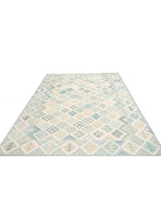 Rug Kilim Afghanistan 200x297 Sky Blue Light Bl 2