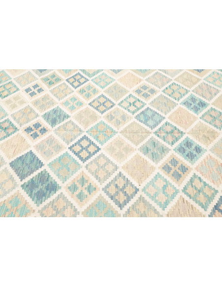 Rug Kilim Afghanistan 200x297 Sky Blue Light Bl