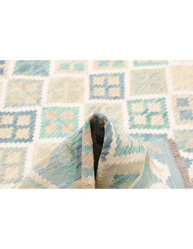 Rug Kilim Afghanistan 200x297 Sky Blue Light Bl