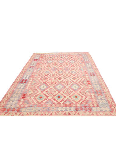 Rug Kilim Afghanistan 199x299 Coral Beige
