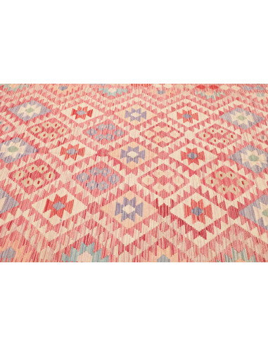 Tappeto Kilim Afghanistan 199x299 Corallo Beige