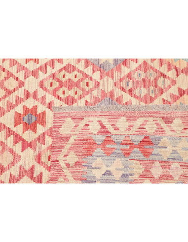 Tappeto Kilim Afghanistan 199x299 Corallo Beige
