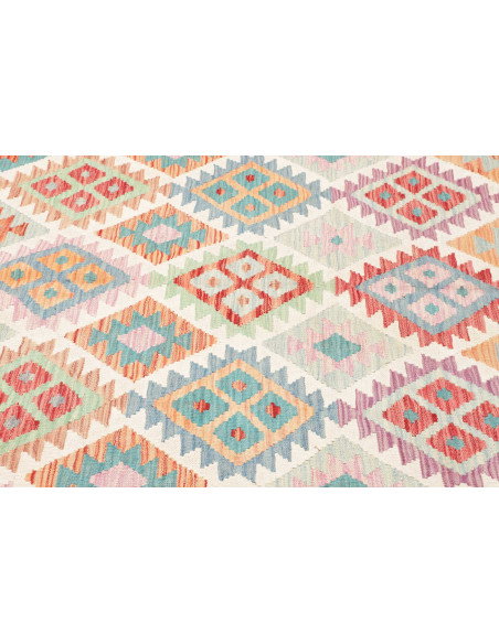 Tappeto Kilim Afghanistan 211x301 Crema Turches