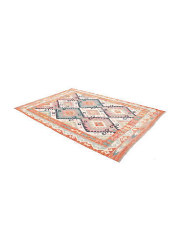 Tappeto Kilim Afghanistan 180x256 Arancione Bru