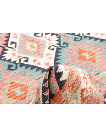 Tappeto Kilim Afghanistan 180x256 Arancione Bru