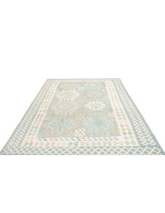 Tappeto Kilim Afghanistan 202x297 Azzurro Cielo 2