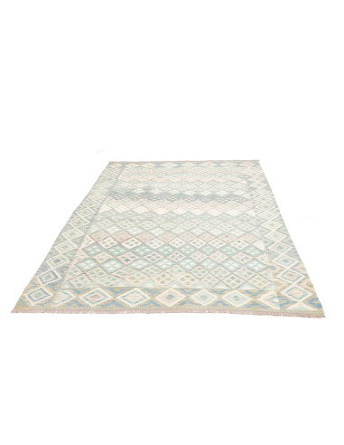 Rug Kilim Afghanistan 182x250 Blue Light Blue