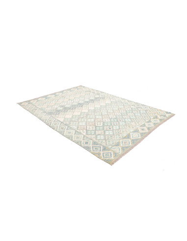Tappeto Kilim Afghanistan 182x250 Blu Azzurro