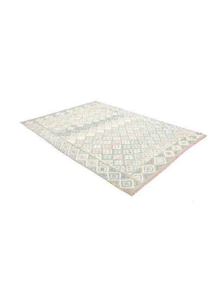 Rug Kilim Afghanistan 182x250 Blue Light Blue