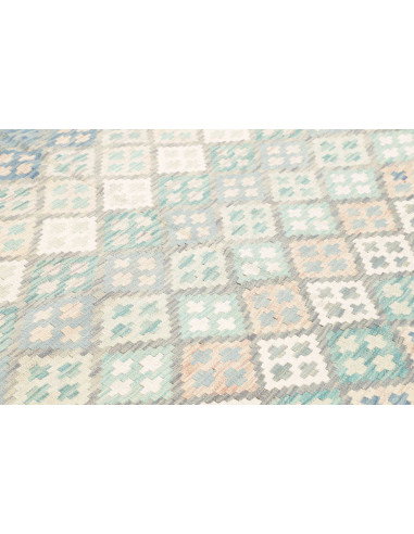 Tappeto Kilim Afghanistan 182x250 Blu Azzurro