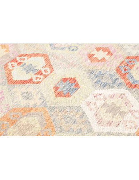 Rug Kilim Afghanistan 185x248 Ivory Pearl Grey