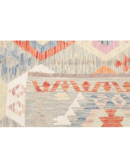 Rug Kilim Afghanistan 185x248 Ivory Pearl Grey