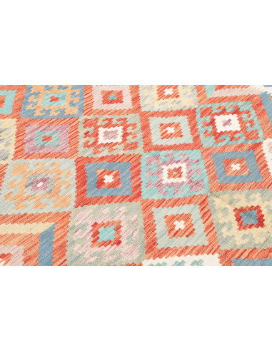 Rug Kilim Afghanistan 173x253 Terracotta Sky Bl