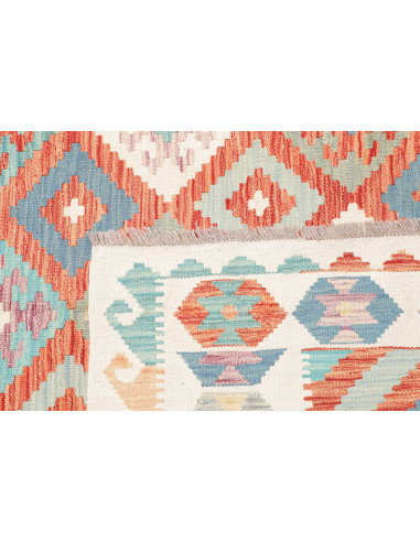 Rug Kilim Afghanistan 173x253 Terracotta Sky Bl