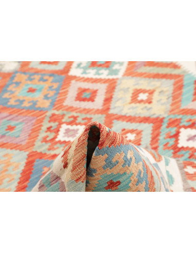 Rug Kilim Afghanistan 173x253 Terracotta Sky Bl
