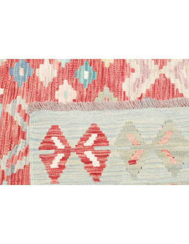 Tappeto Kilim Afghanistan 170x246 Azzurro Tenue