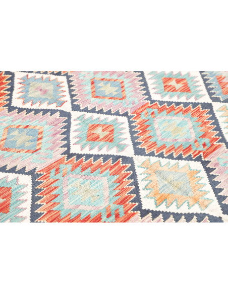 Rug Kilim Afghanistan 163x251 Sky Blue Terracot