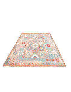 Rug Kilim Afghanistan 170x250 Pastel Blue Coral 2