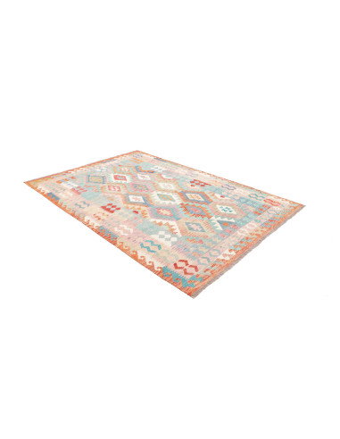 Rug Kilim Afghanistan 170x250 Pastel Blue Coral