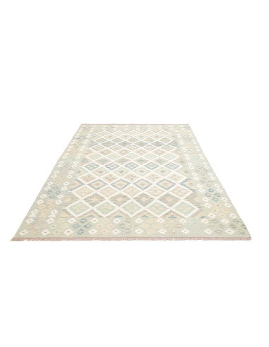 Rug Kilim Afghanistan 174x244 Aqua Light Blue
