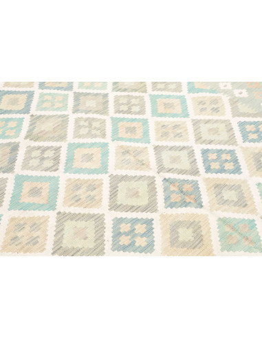 Tappeto Kilim Afghanistan 173x242 Blu-verde Chi