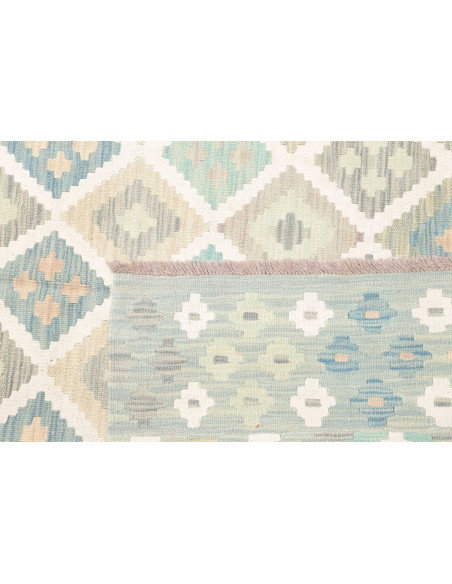 Tappeto Kilim Afghanistan 173x242 Blu-verde Chi
