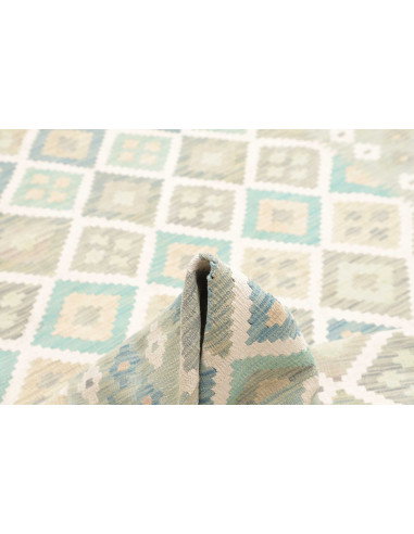 Tappeto Kilim Afghanistan 173x242 Blu-verde Chi