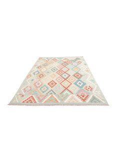 Rug Kilim Afghanistan 178x247 Light Blue Coral 2