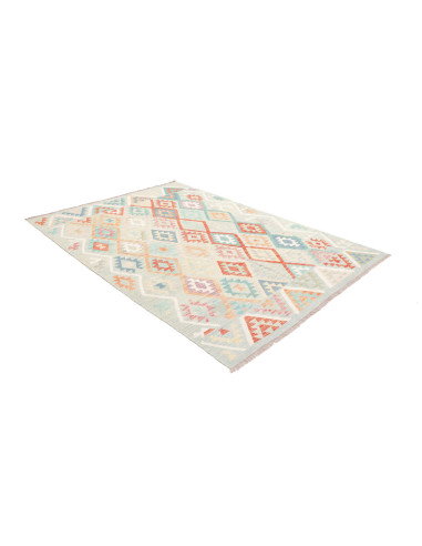 Rug Kilim Afghanistan 178x247 Light Blue Coral