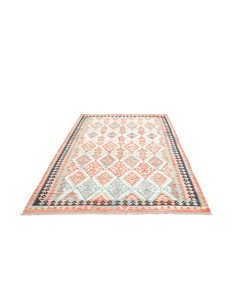 Tappeto Kilim Afghanistan 173x262 Arancio Coral 2