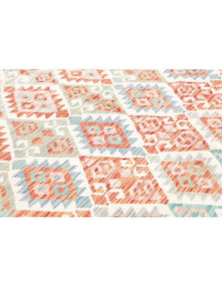 Rug Kilim Afghanistan 173x262 Coral Orange Aqua