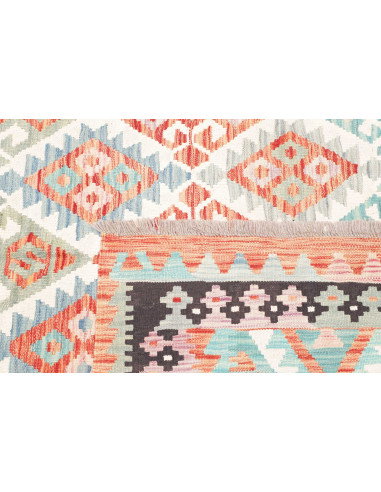 Rug Kilim Afghanistan 173x262 Coral Orange Aqua