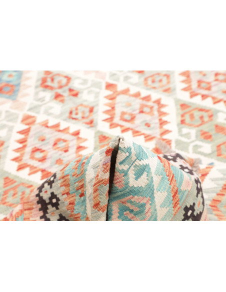 Tappeto Kilim Afghanistan 173x262 Arancio Coral