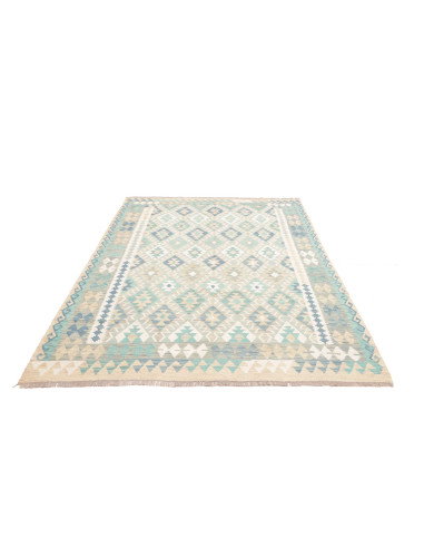Rug Kilim Afghanistan 167x244 Blue Aqua