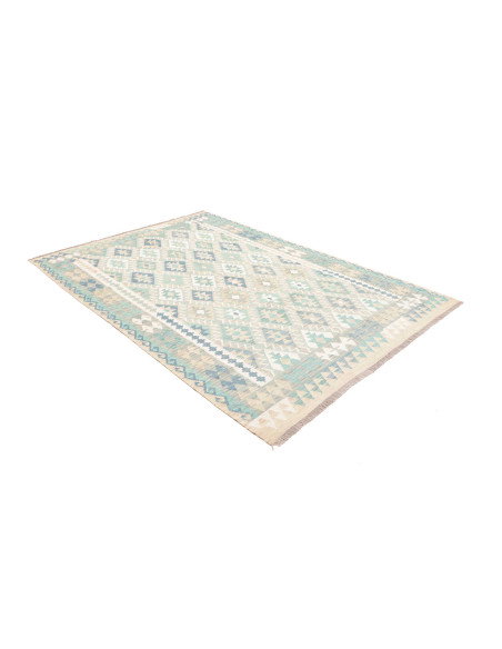 Tappeto Kilim Afghanistan 167x244 Blu Azzurro