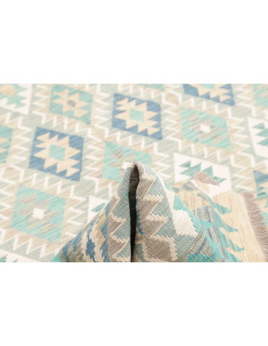 Tappeto Kilim Afghanistan 167x244 Blu Azzurro