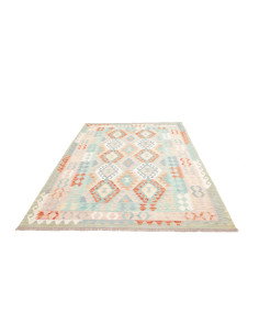 Tappeto Kilim Afghanistan 173x244 Azzurro Chiar 2