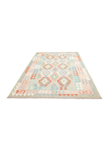 Tappeto Kilim Afghanistan 173x244 Azzurro Chiar