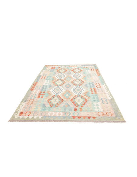 Tappeto Kilim Afghanistan 173x244 Azzurro Chiar