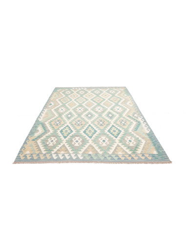 Tappeto Kilim Afghanistan 175x242 Blu Cielo Tur