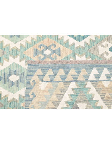 Tappeto Kilim Afghanistan 175x242 Blu Cielo Tur