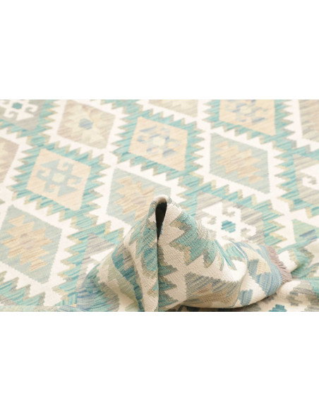 Tappeto Kilim Afghanistan 175x242 Blu Cielo Tur