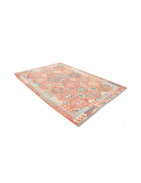 Tappeto Kilim Afghanistan 178x246 Terracotta Bl