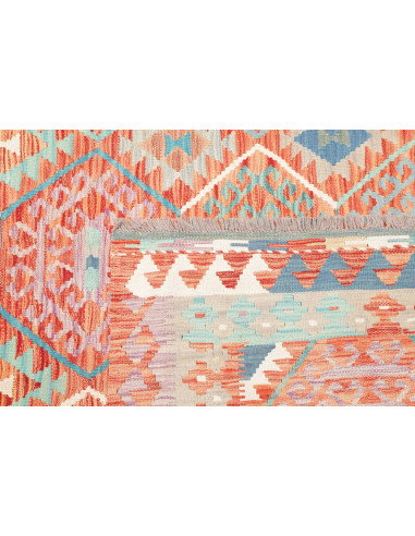 Rug Kilim Afghanistan 178x246 Terracotta Blue