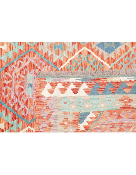Tappeto Kilim Afghanistan 178x246 Terracotta Bl