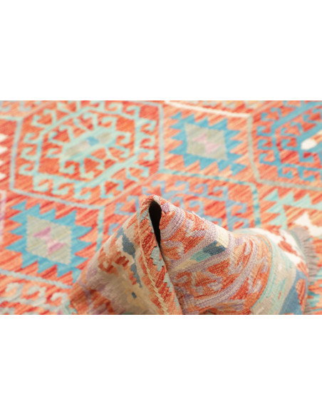 Rug Kilim Afghanistan 178x246 Terracotta Blue