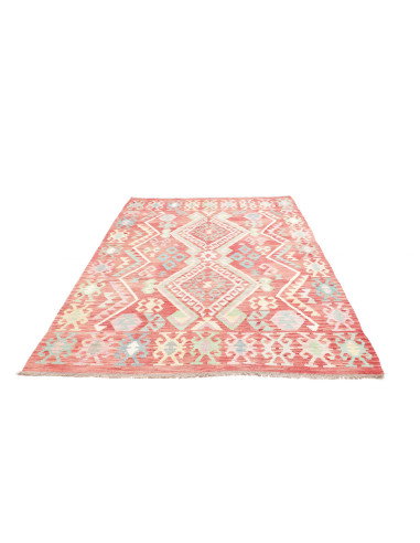 Tappeto Kilim Afghanistan 172x240 Rosso Terraco