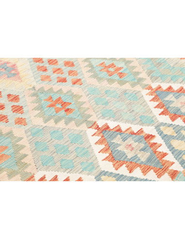 Tappeto Kilim Afghanistan 179x248 Azzurro Coral