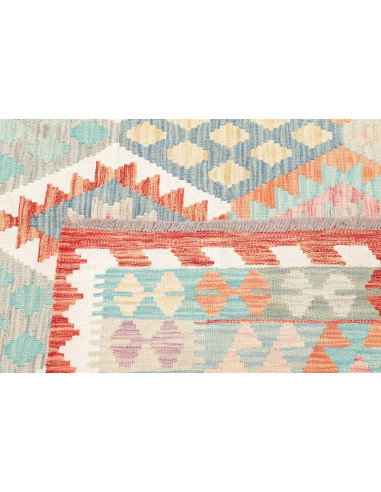 Rug Kilim Afghanistan 179x248 Light Blue Coral