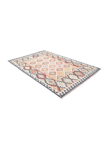 Tappeto Kilim Afghanistan 160x241 Blu Chiaro Ar